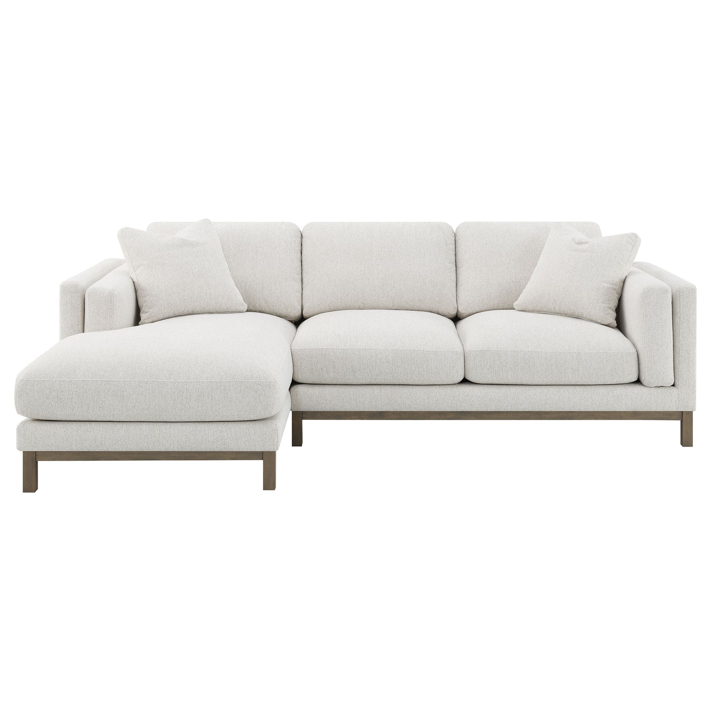 Geneva Boucle Sectional Chaise Sofa