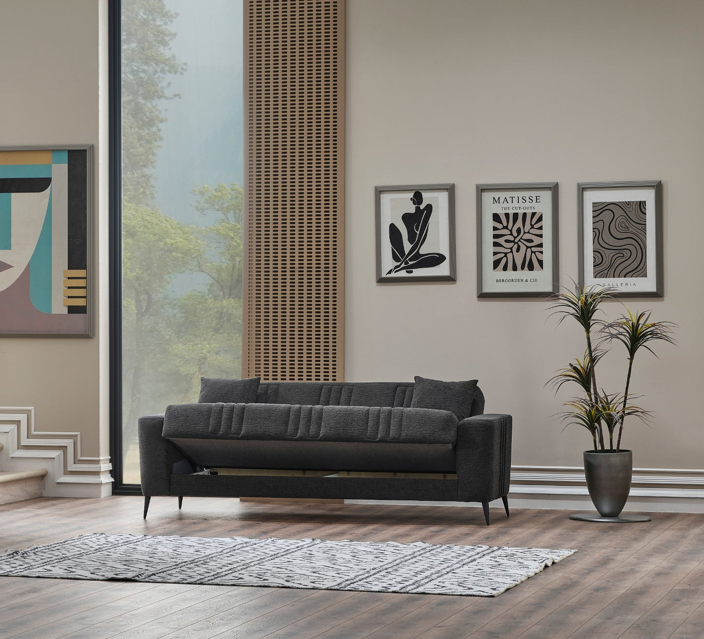 Adela 3 Seat Convertible Sofa