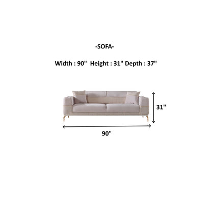 Berlin 3 Seat Sofa