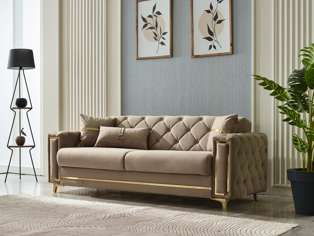 Bolivya Tufted Living Room Set