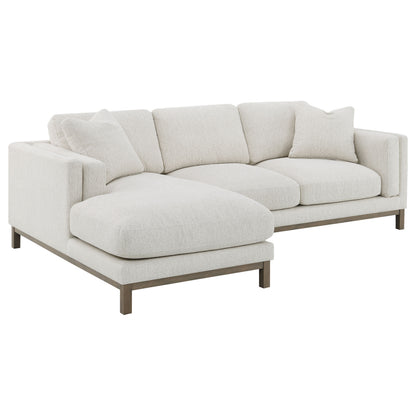 Geneva Boucle Sectional Chaise Sofa