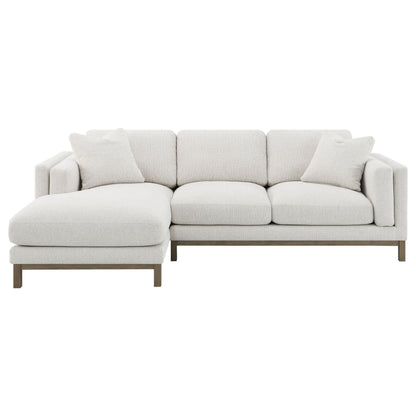 Geneva Boucle Sectional Chaise Sofa