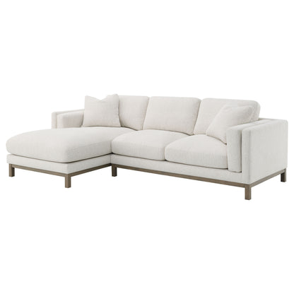 Geneva Boucle Sectional Chaise Sofa
