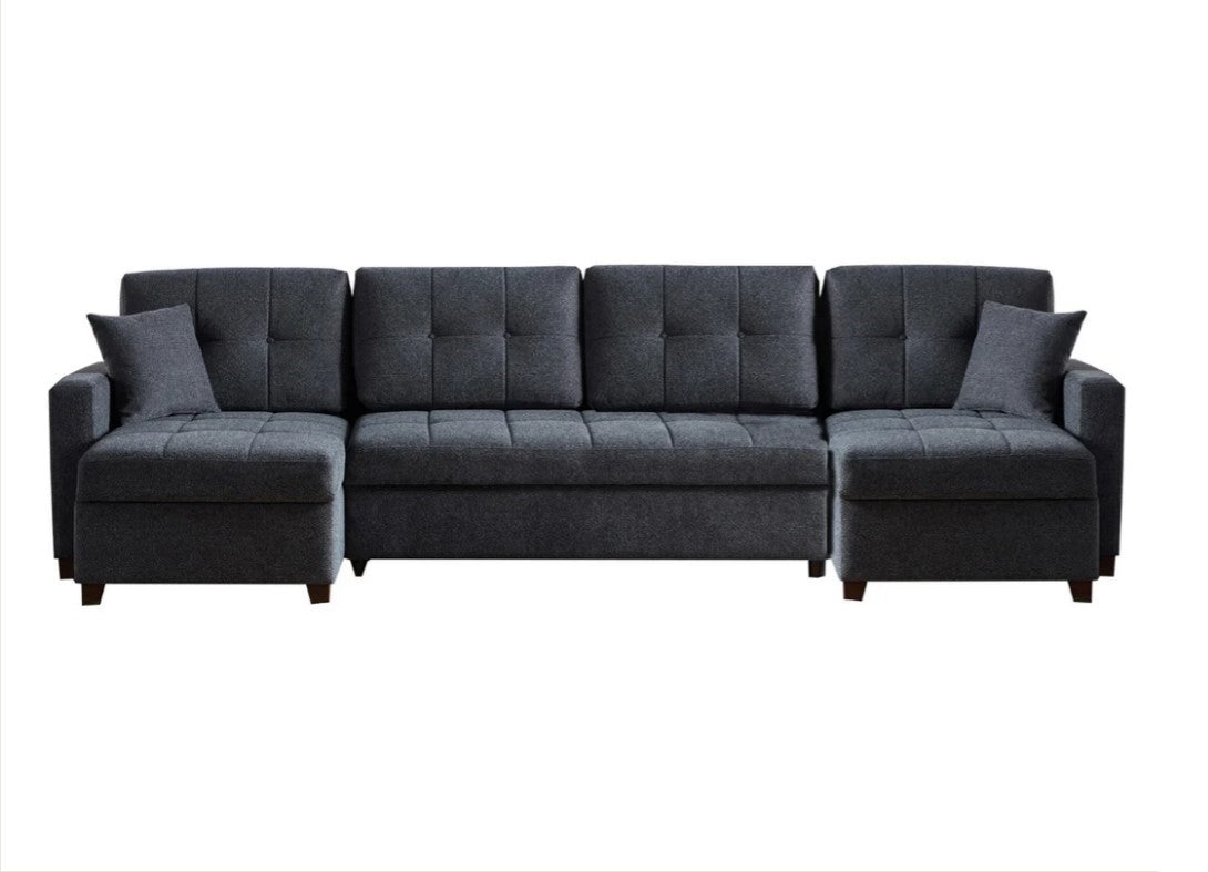 Bellona Istikbal Mocca Convertible Sleeper Sectional