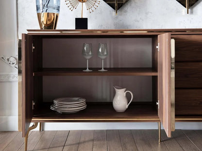 Montego 3 Drawer Buffet with Mirror