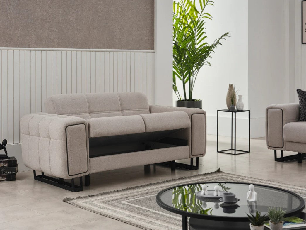 Nero Convertible Livingroom Loveseat