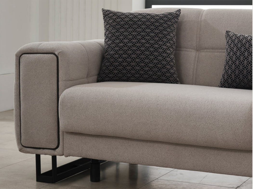 Nero Convertible Livingroom Loveseat