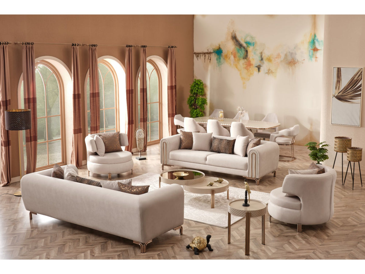 Paris Accent Chair - Cream