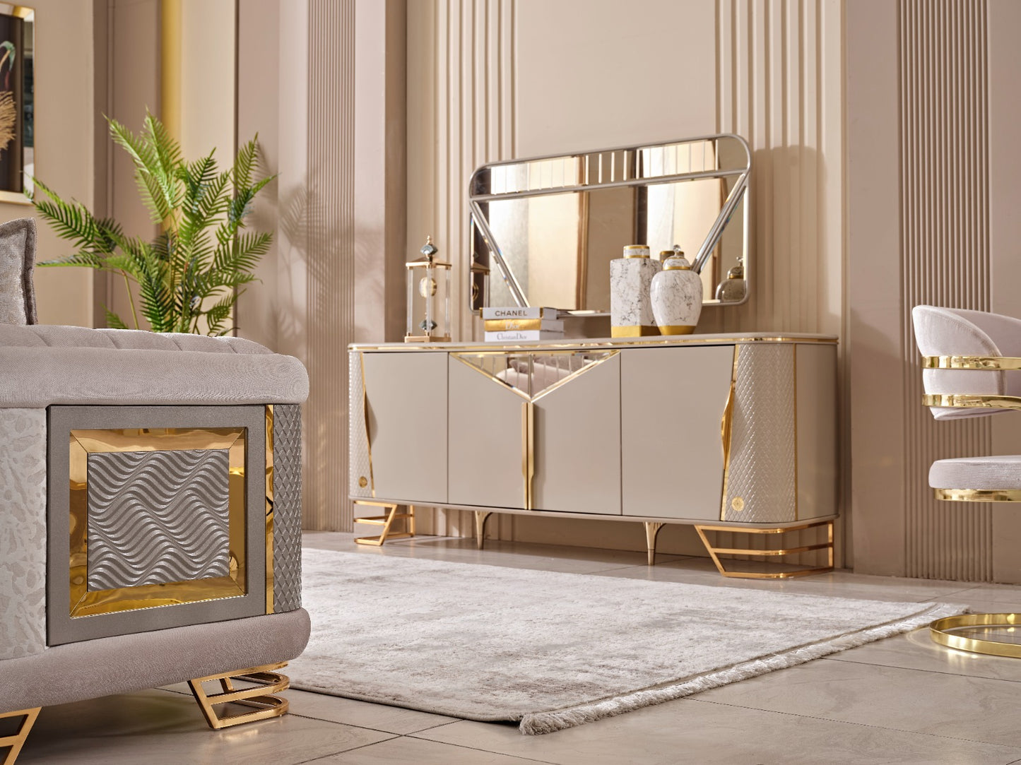 Romans Buffet and Mirror