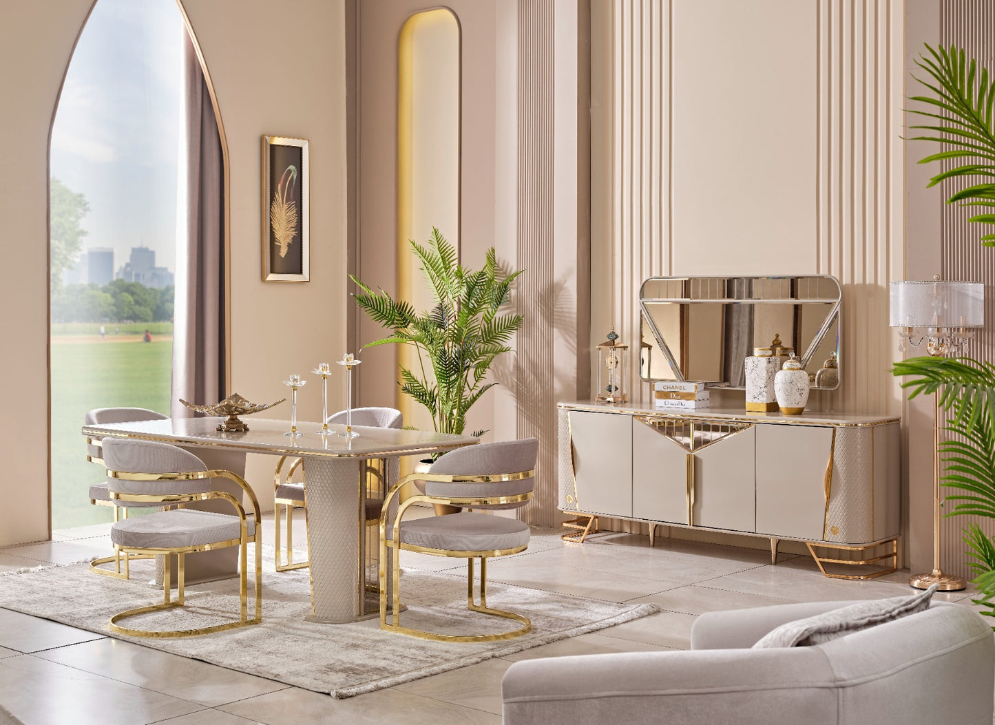 Romans Six Person Dining Room Set