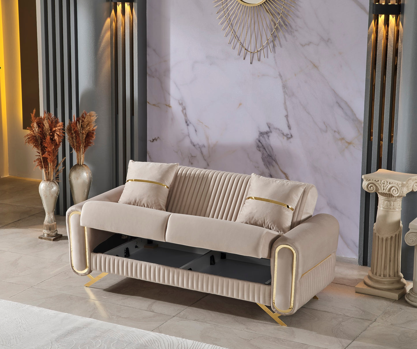 Royals Convertible Loveseat