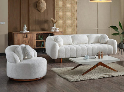 Snowy Loveseat