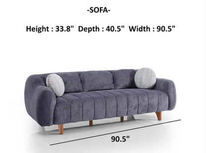 Snowy 3 Seat Sofa