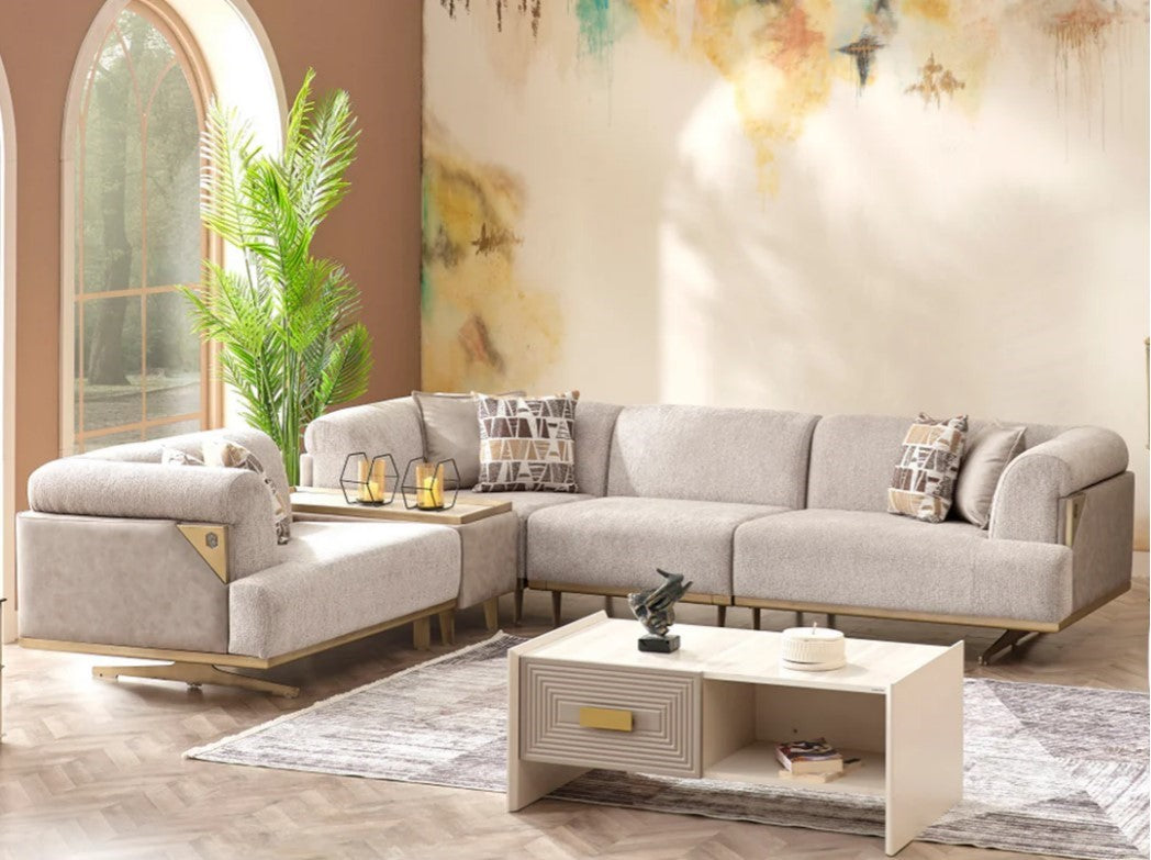 Urla Modular Sectional - Cream