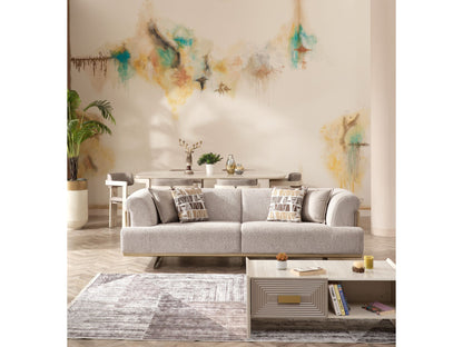 Urla Stationary Sofa Cream