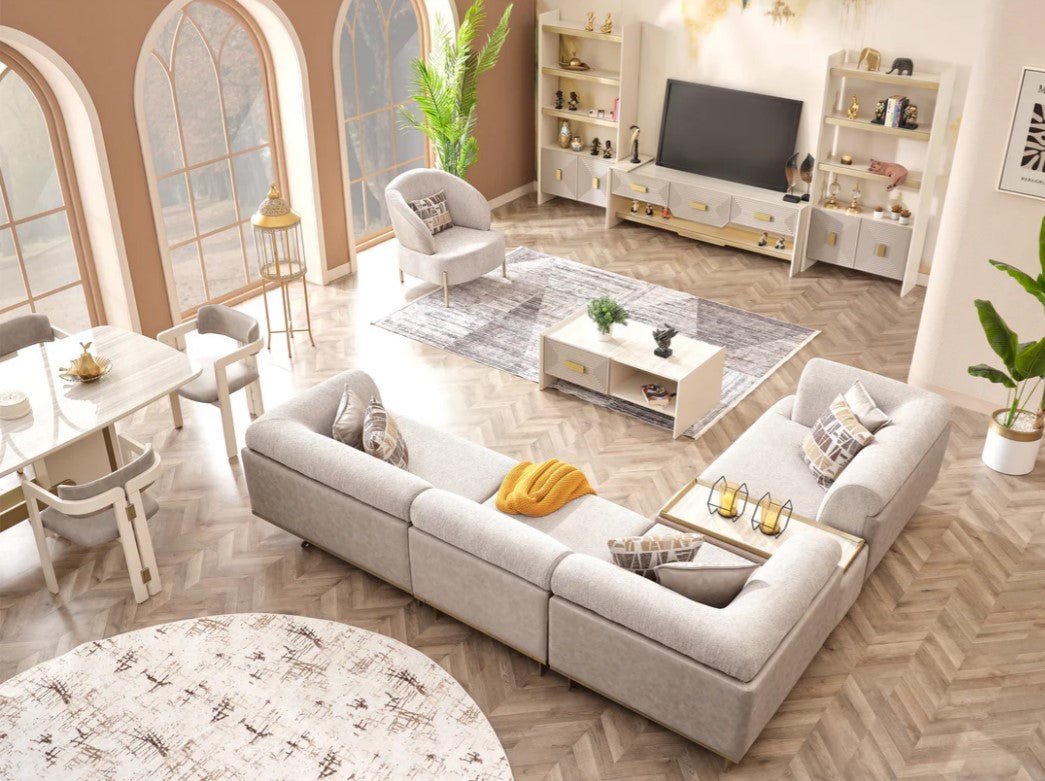 Urla Modular Sectional - Cream