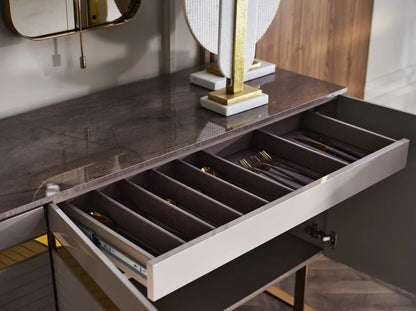 Veronica 4 Door Buffet With Mirror