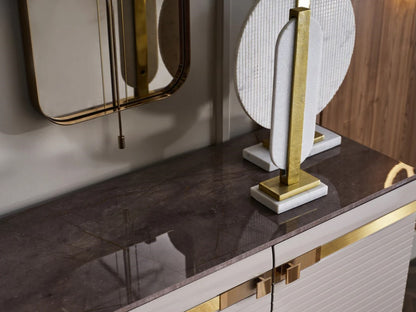 Veronica 4 Door Buffet With Mirror