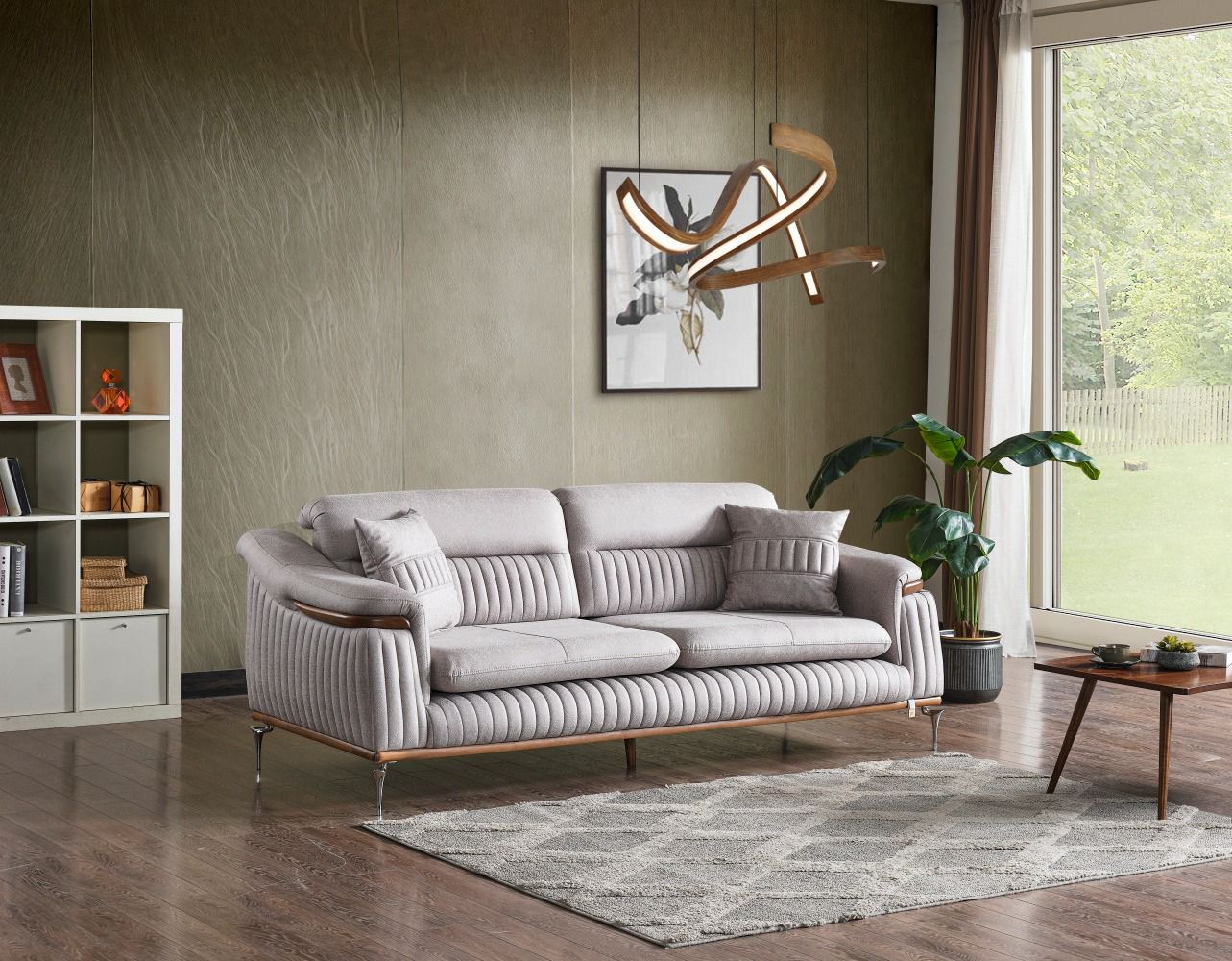 Ahsen Three Seater Sofa