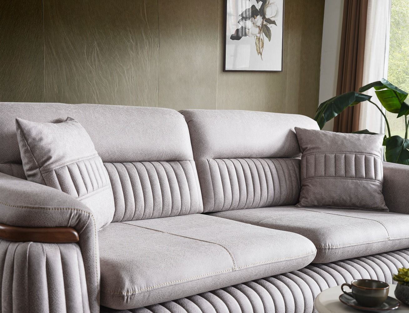 Ahsen Three Seater Sofa