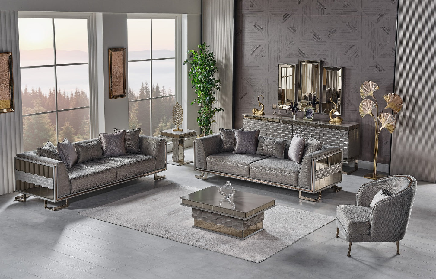 Gokce Living Room Set