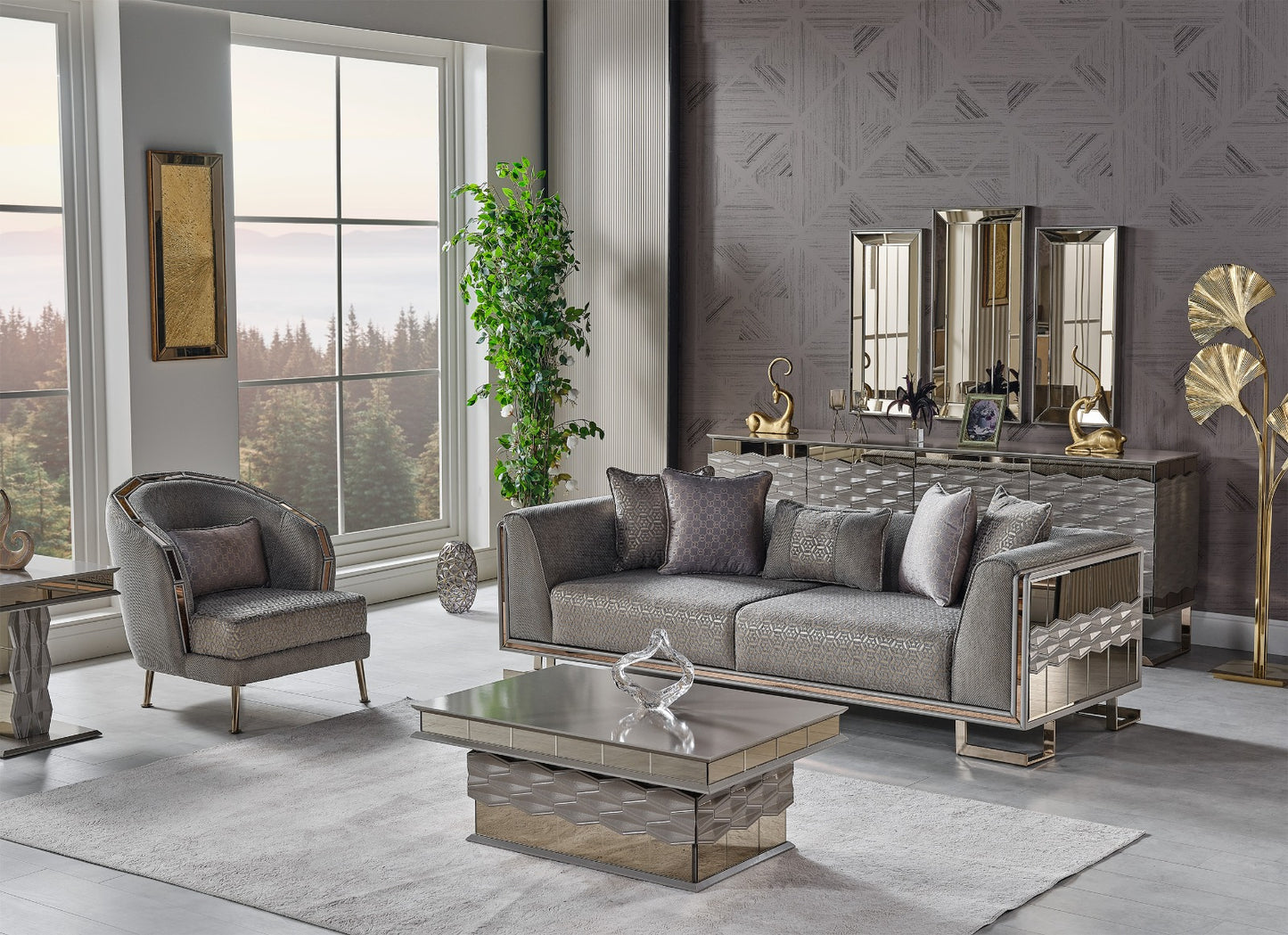 Gokce Living Room Set