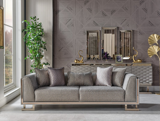 Gokce Three Seater Sofa