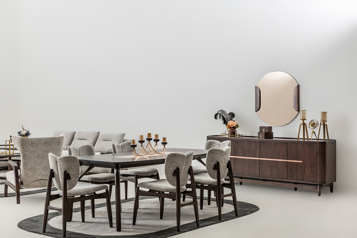 Camaro Six Person Dining Room Set