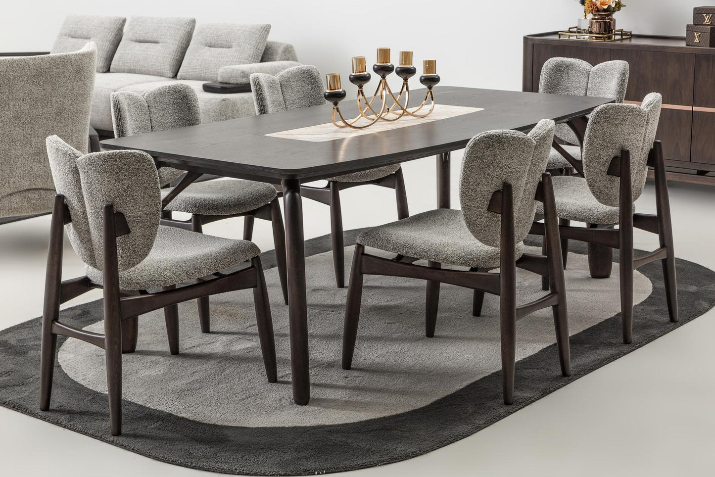 Camaro Six Person Dining Room Set